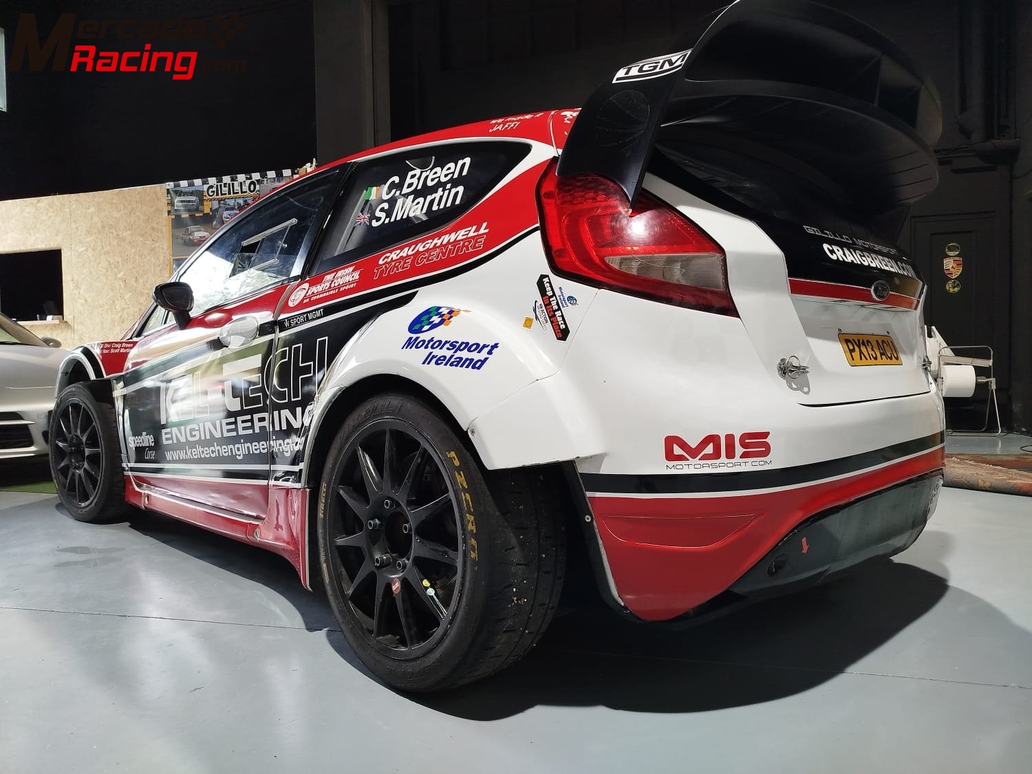 Ford fiesta wrc nº 38 ex craig breen 