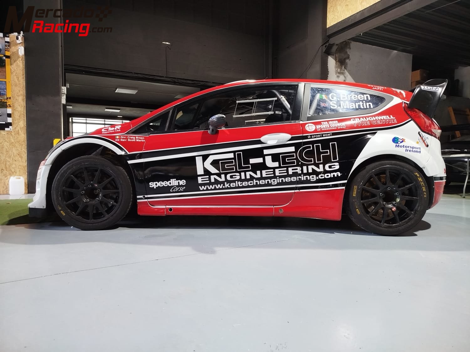 Ford fiesta wrc nº 38 ex craig breen 