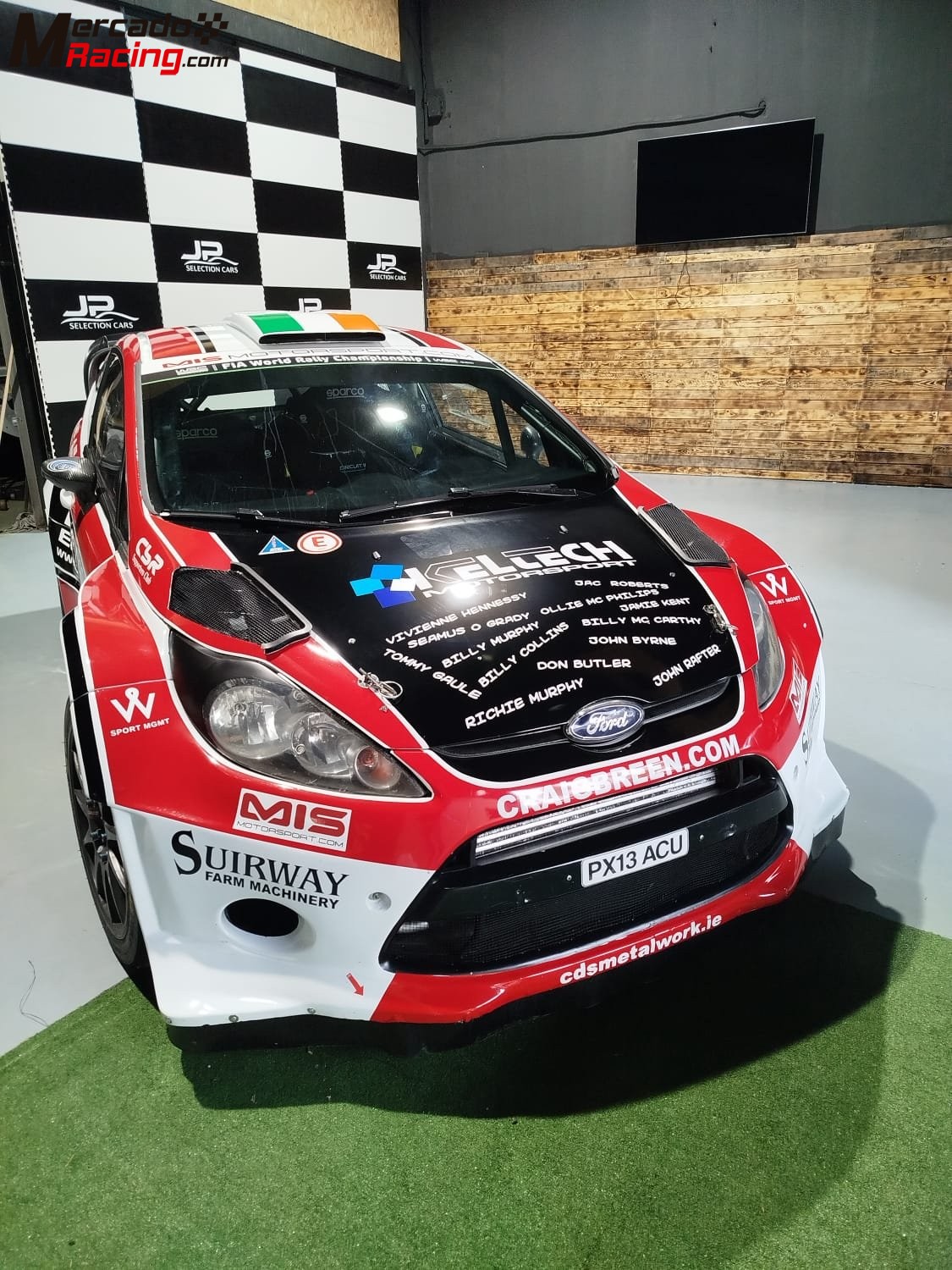 Ford fiesta wrc nº 38 ex craig breen 