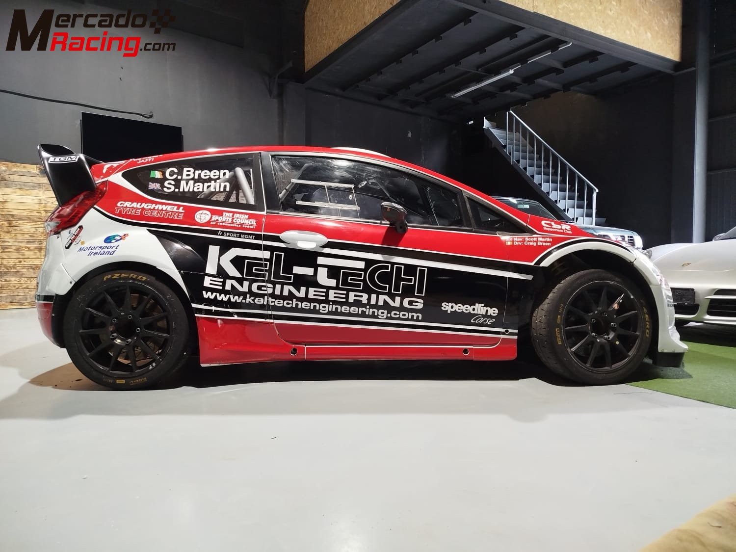Ford fiesta wrc nº 38 ex craig breen 