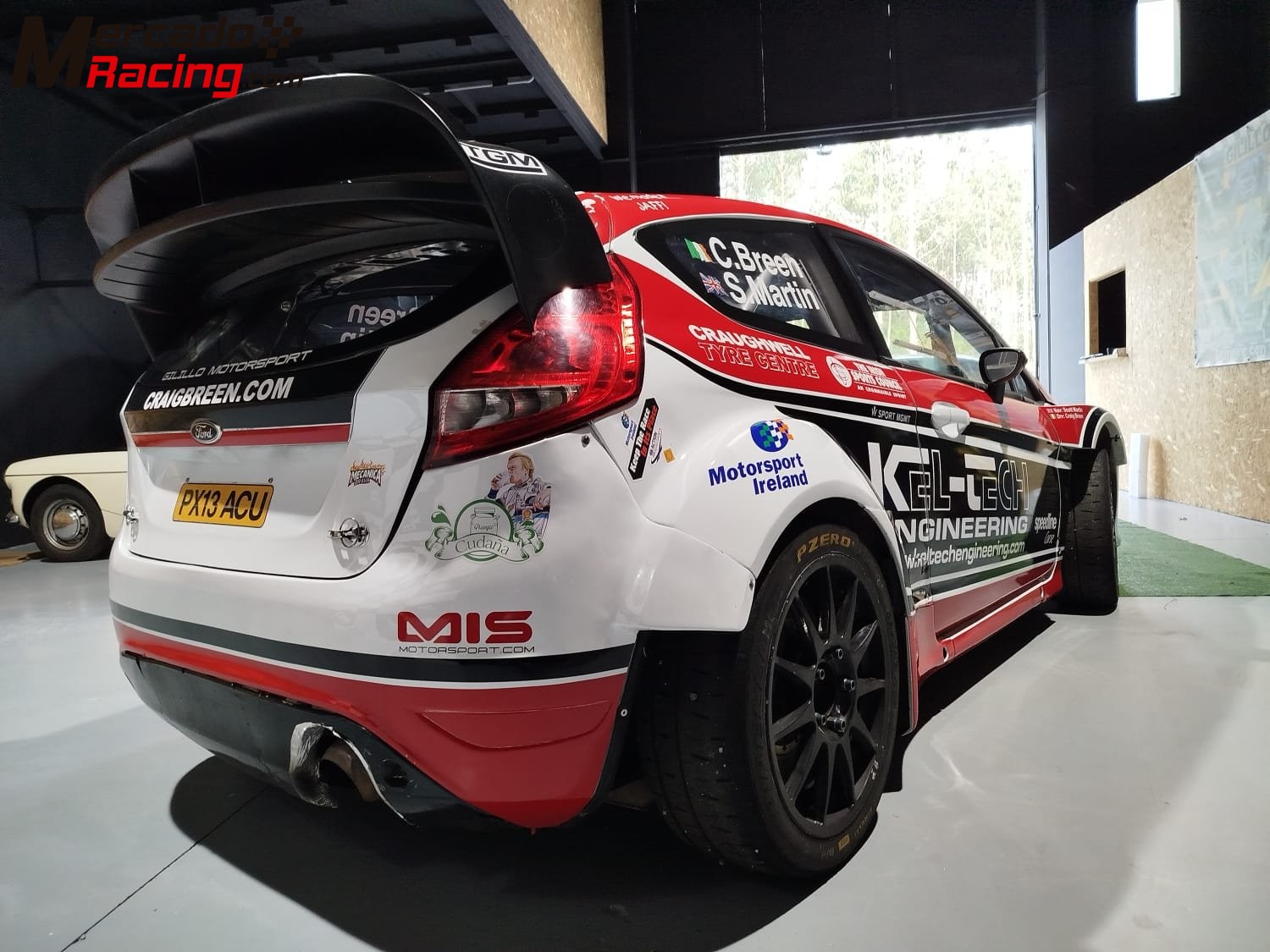 Ford fiesta wrc nº 38 ex craig breen 