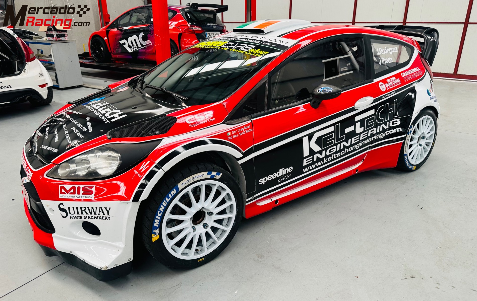 Ford fiesta rs wrc(ex craig breen)