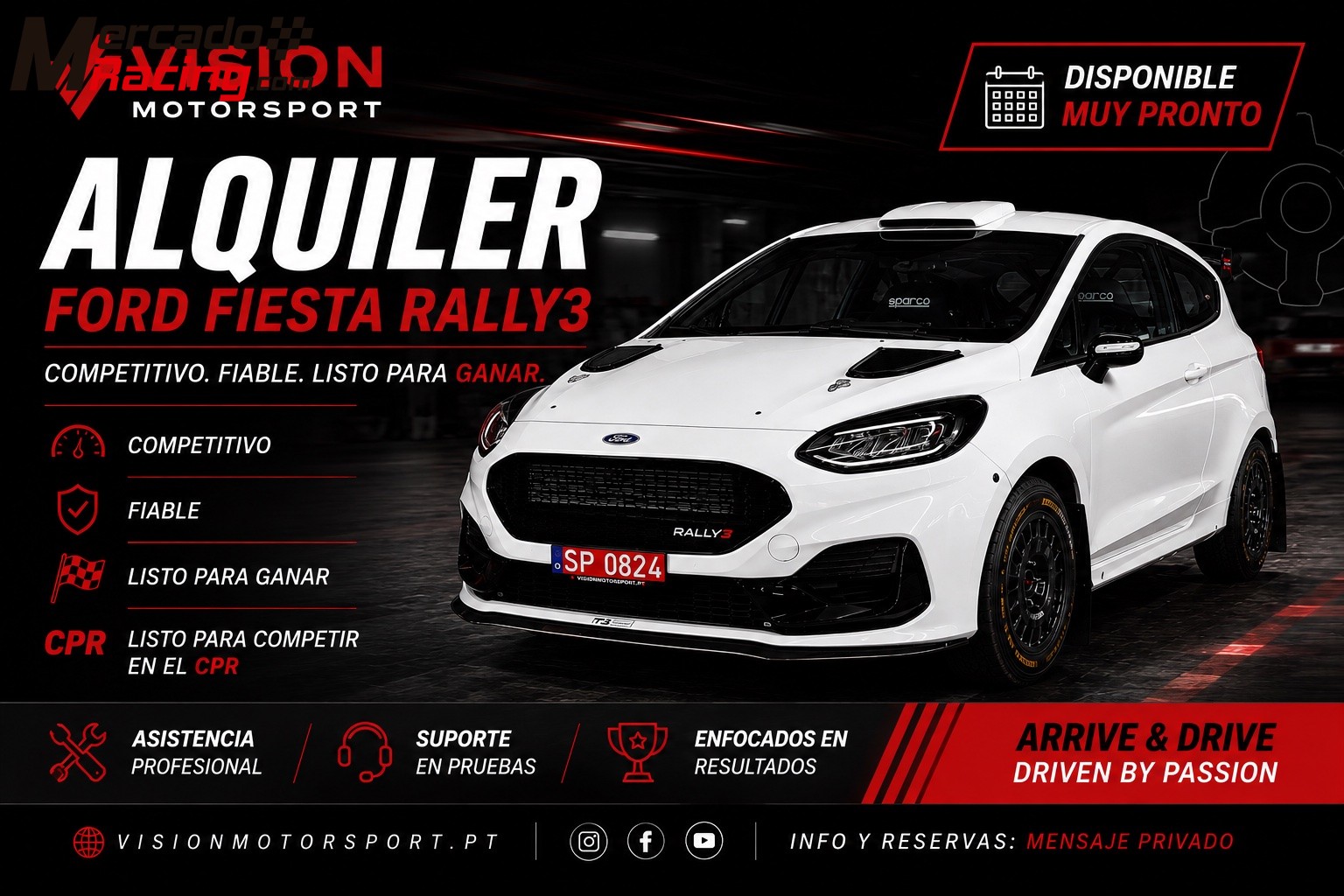 Ford fiesta rally3 - alquiler