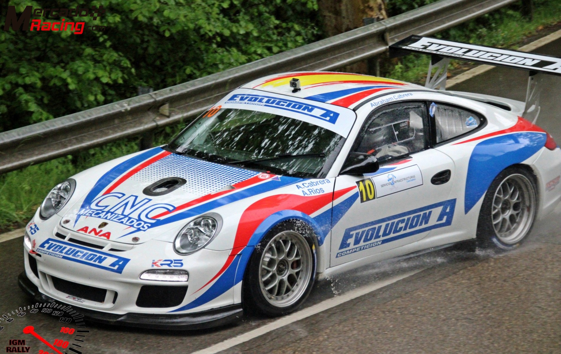 Porsche gt3 997.2 rallyes 2010