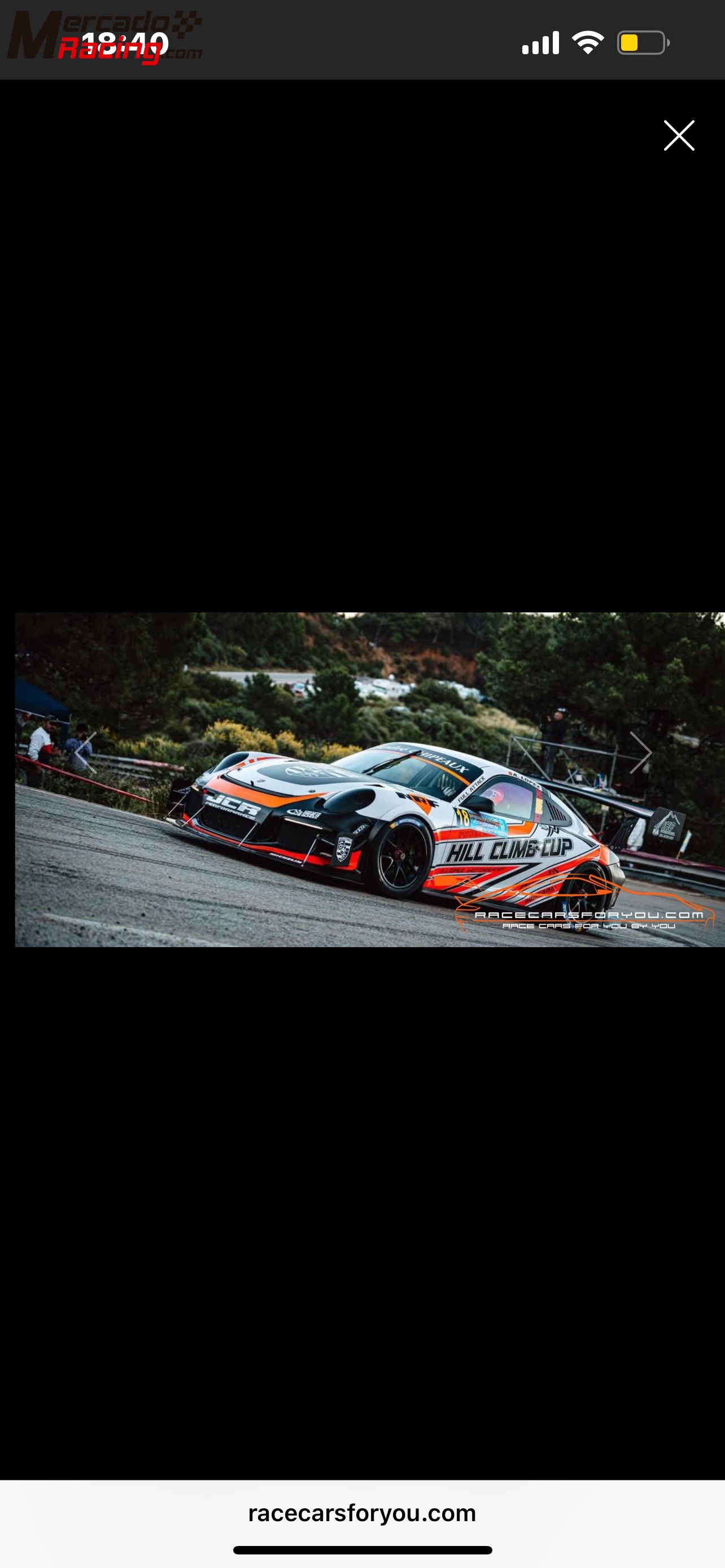 Porsche 991 cup r hill climb monster 