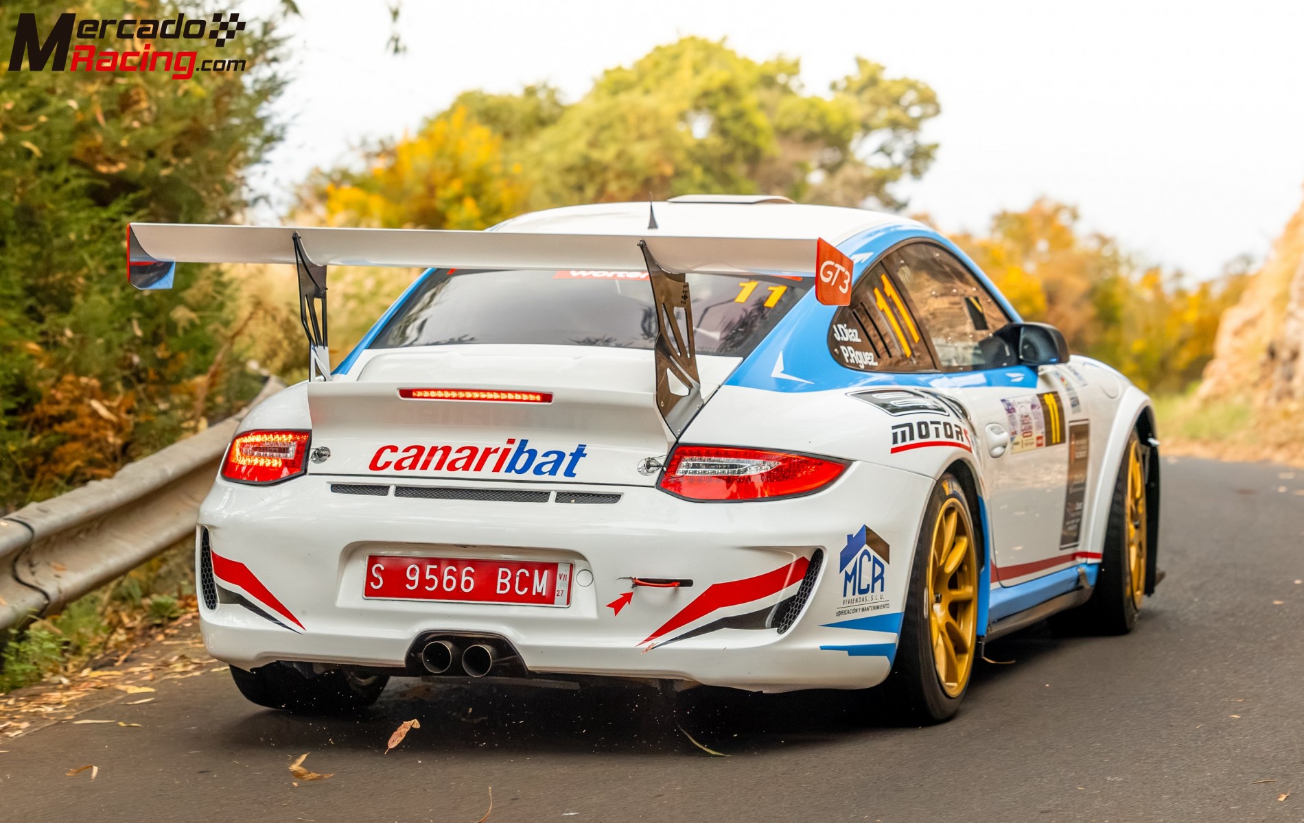 Porsche 911 997 gt3 cup 2010 rally / montaña