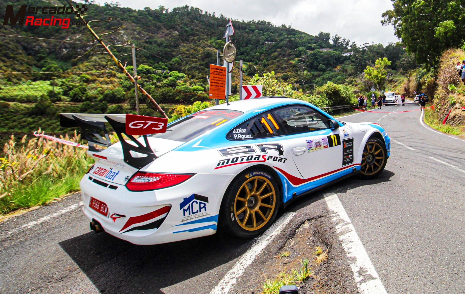 Porsche 911 997 gt3 cup 2010 rally / montaña