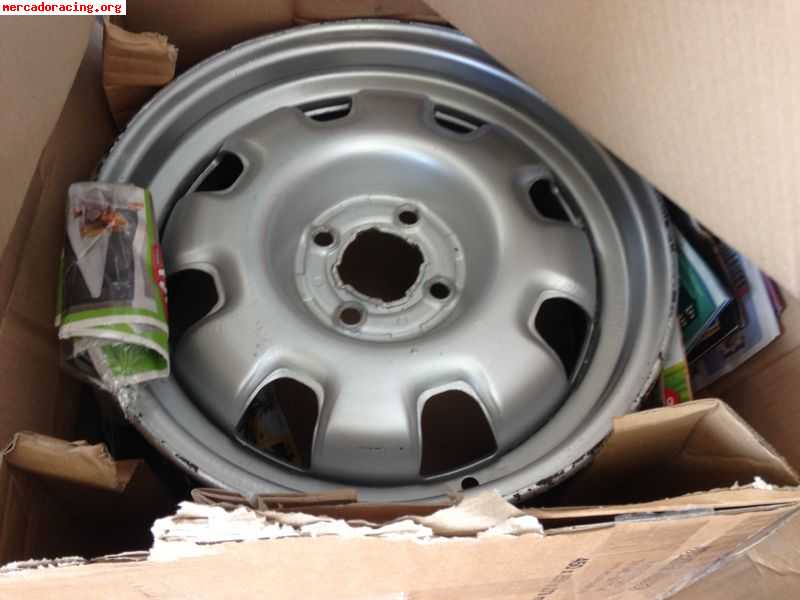 Llantas de chapa de clio 16v