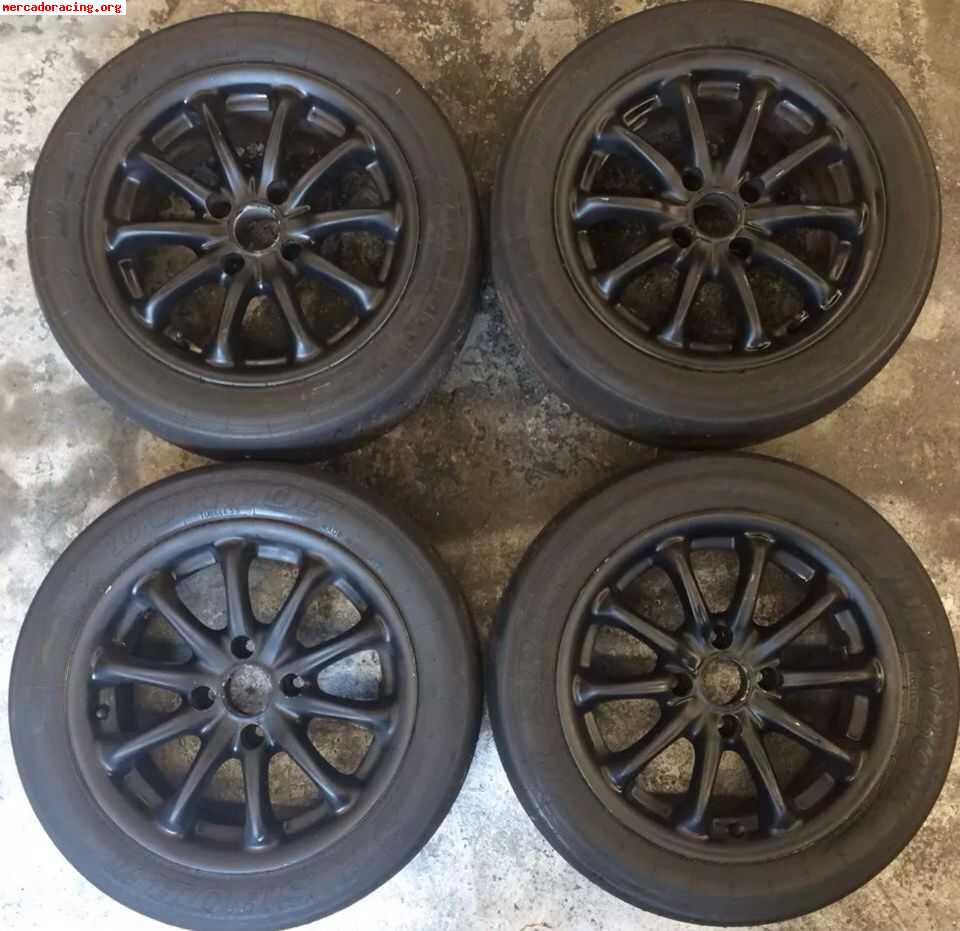 4 llantas 7x15 4x108 ford/citroen/peugeot/westfield/caterham