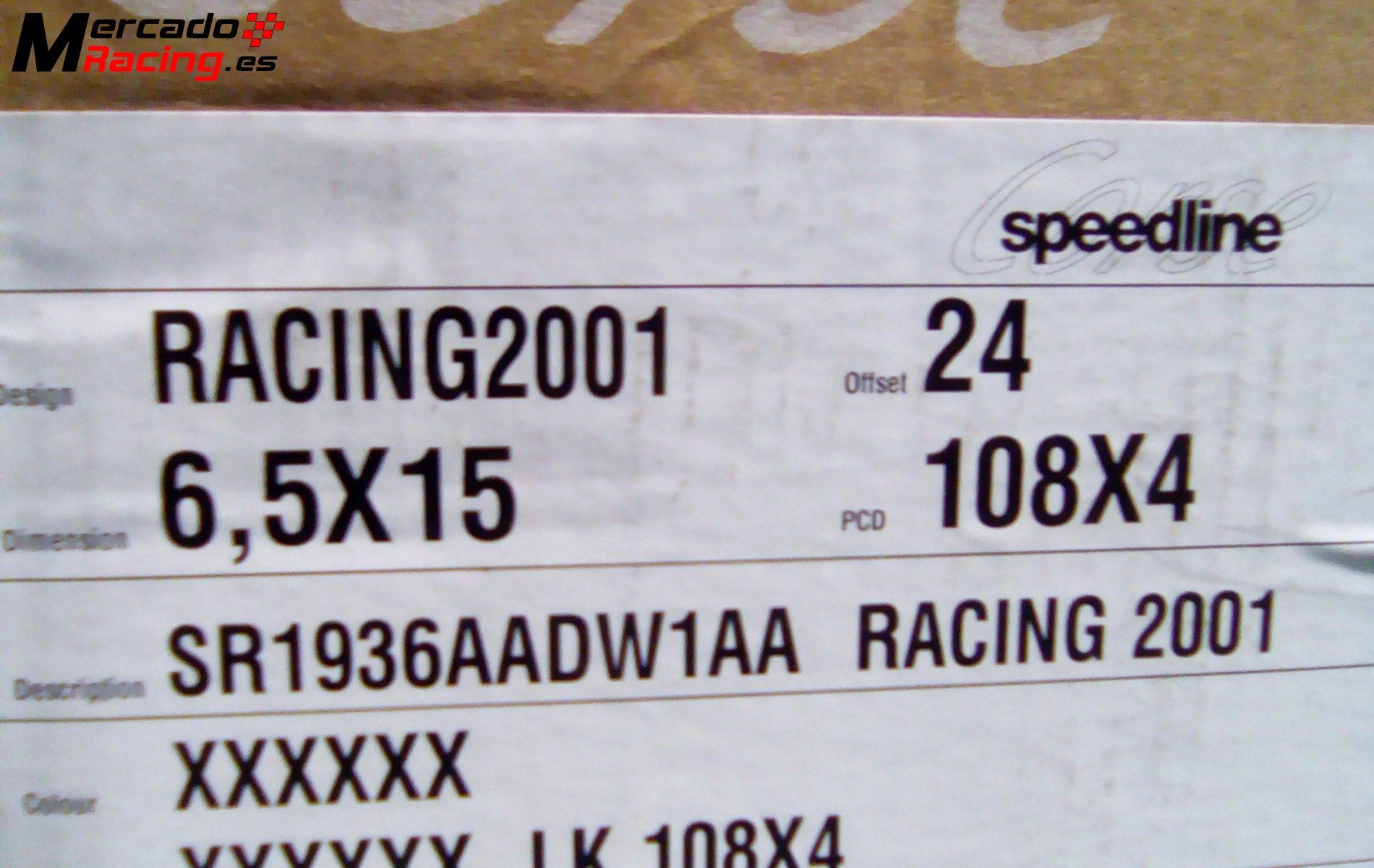 Llantas speedline corse