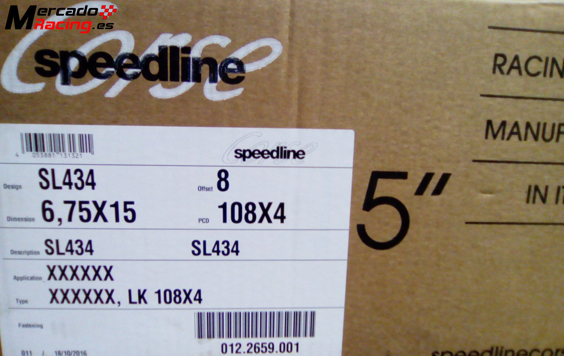 Llantas speedline corse