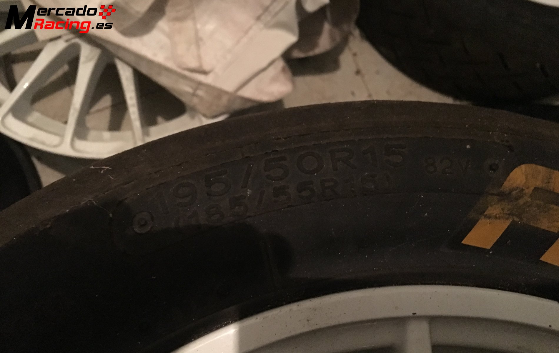 Llantas con neumáticos en 15 para peugeot citroen 