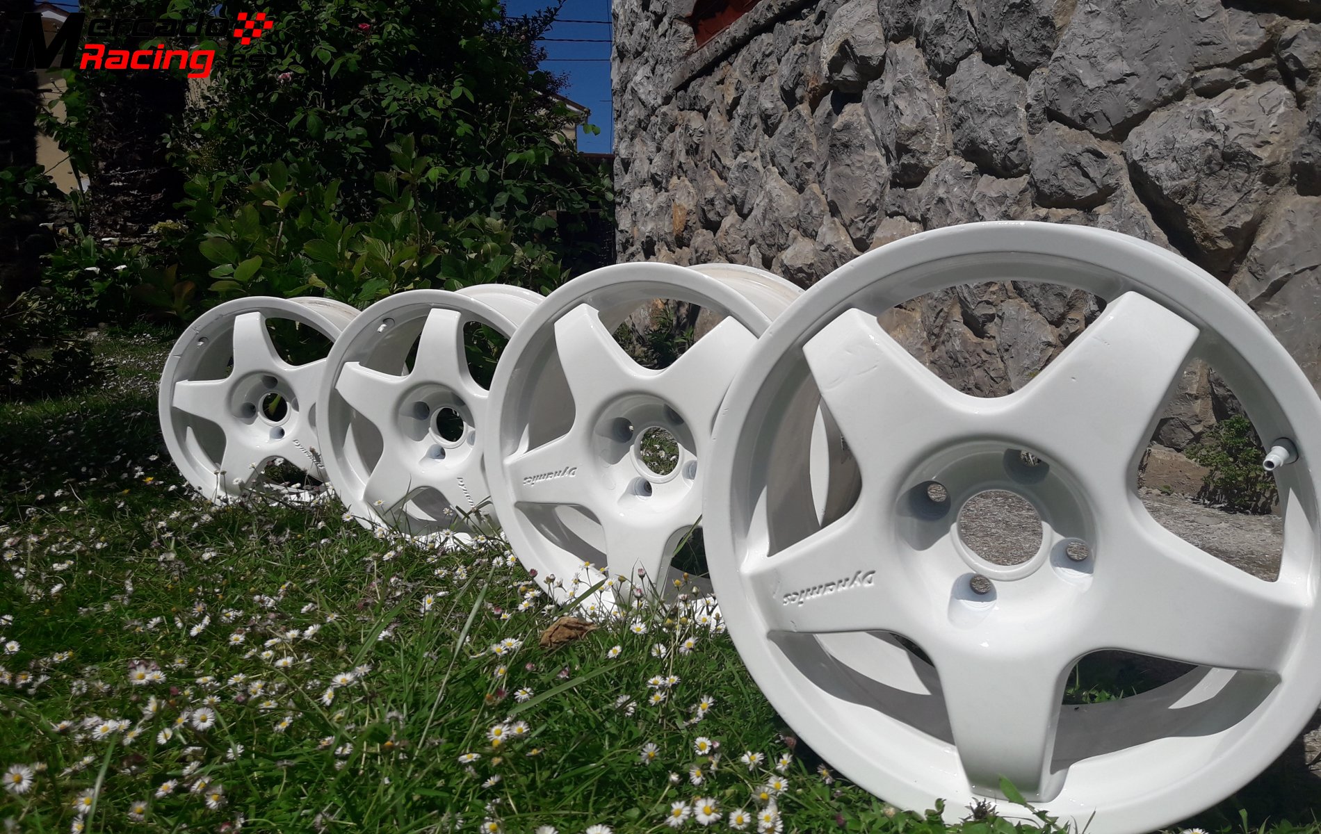 Vendo 4 llantas team dynamics 4x100 15 pulgadas