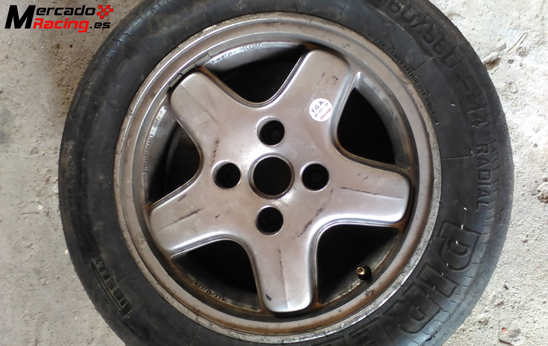 Lote llantas grupo psa en 14