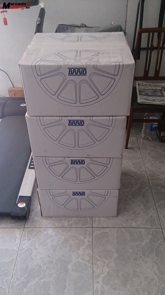 Vendo llantas braid fullrace a 18x8 