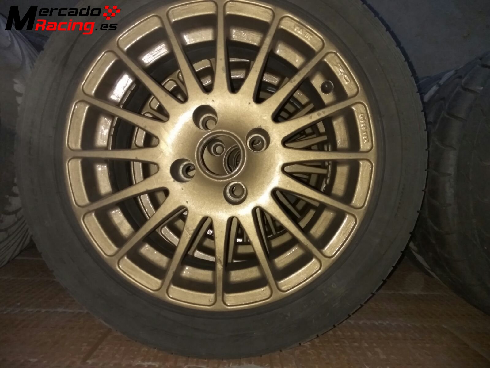 Se venden 4 llantas oz racing superturismo 15  4x108 et15 co