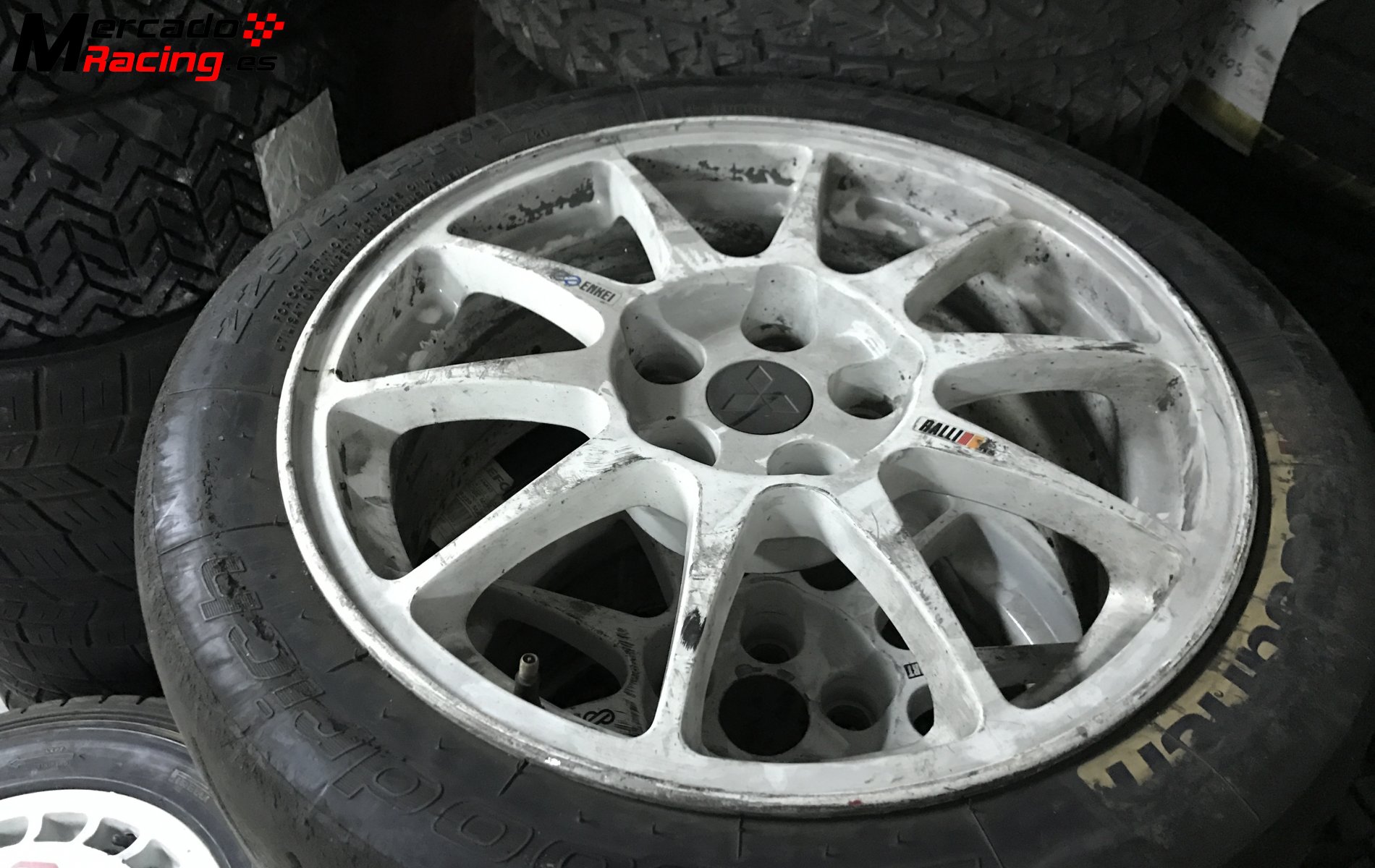 8 llantas mitsubishi evo en 17 enkei rallyart