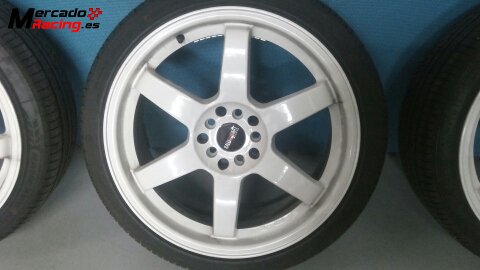 Llantas tipo compomotive 18  con neumáticos nuevos incluidos