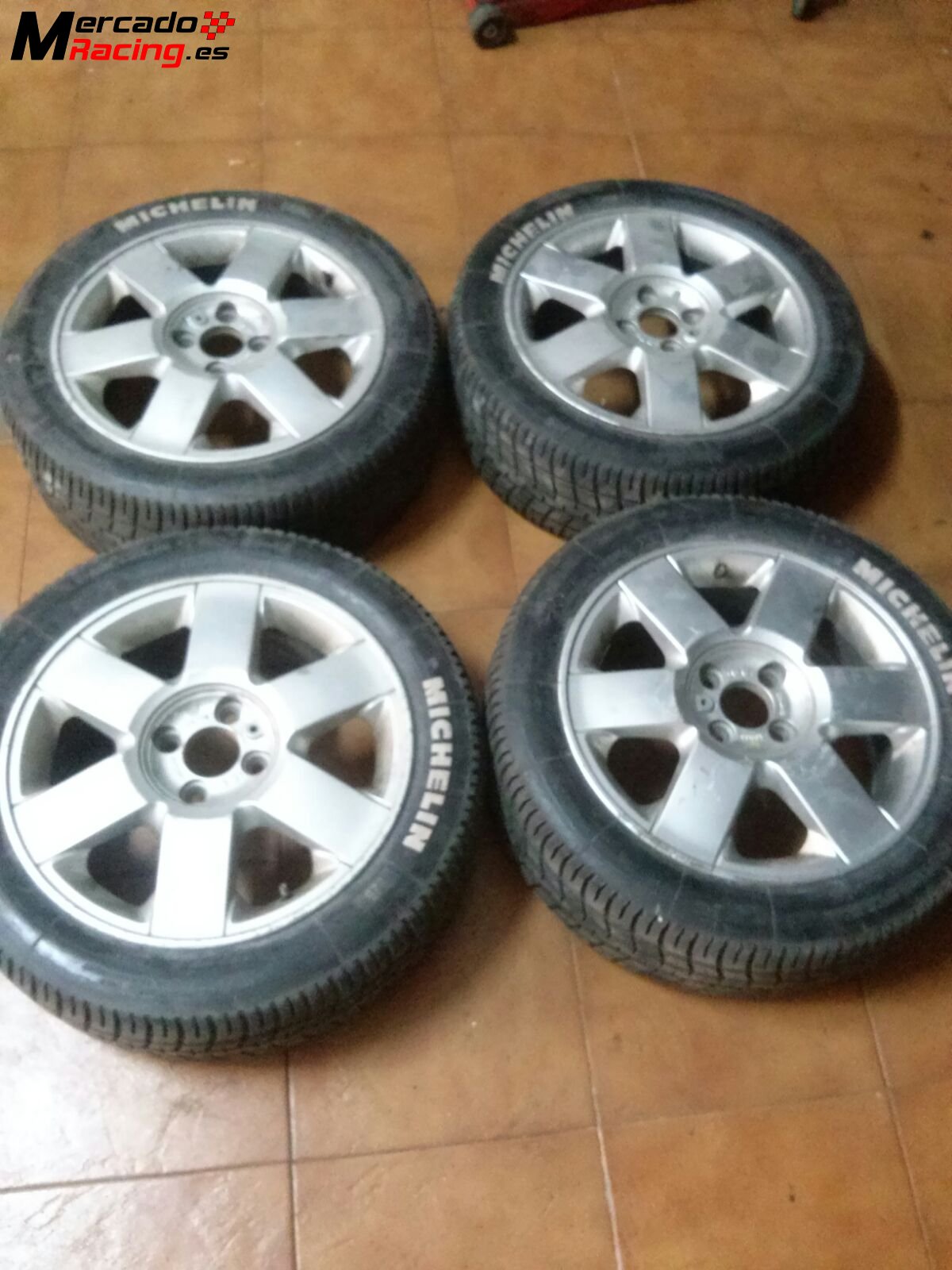 4 llantas clio/megane originales  16   4x100