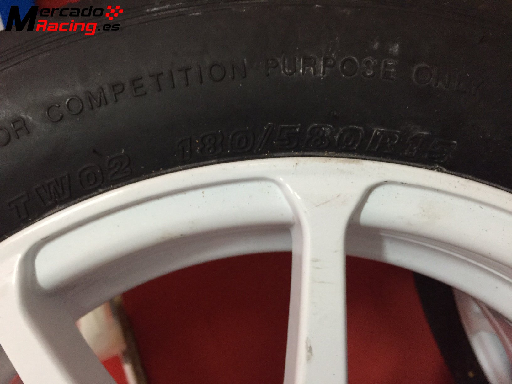 Llantas targa 4x108 15¨ psa con neumaticos kumho lluvia tw02