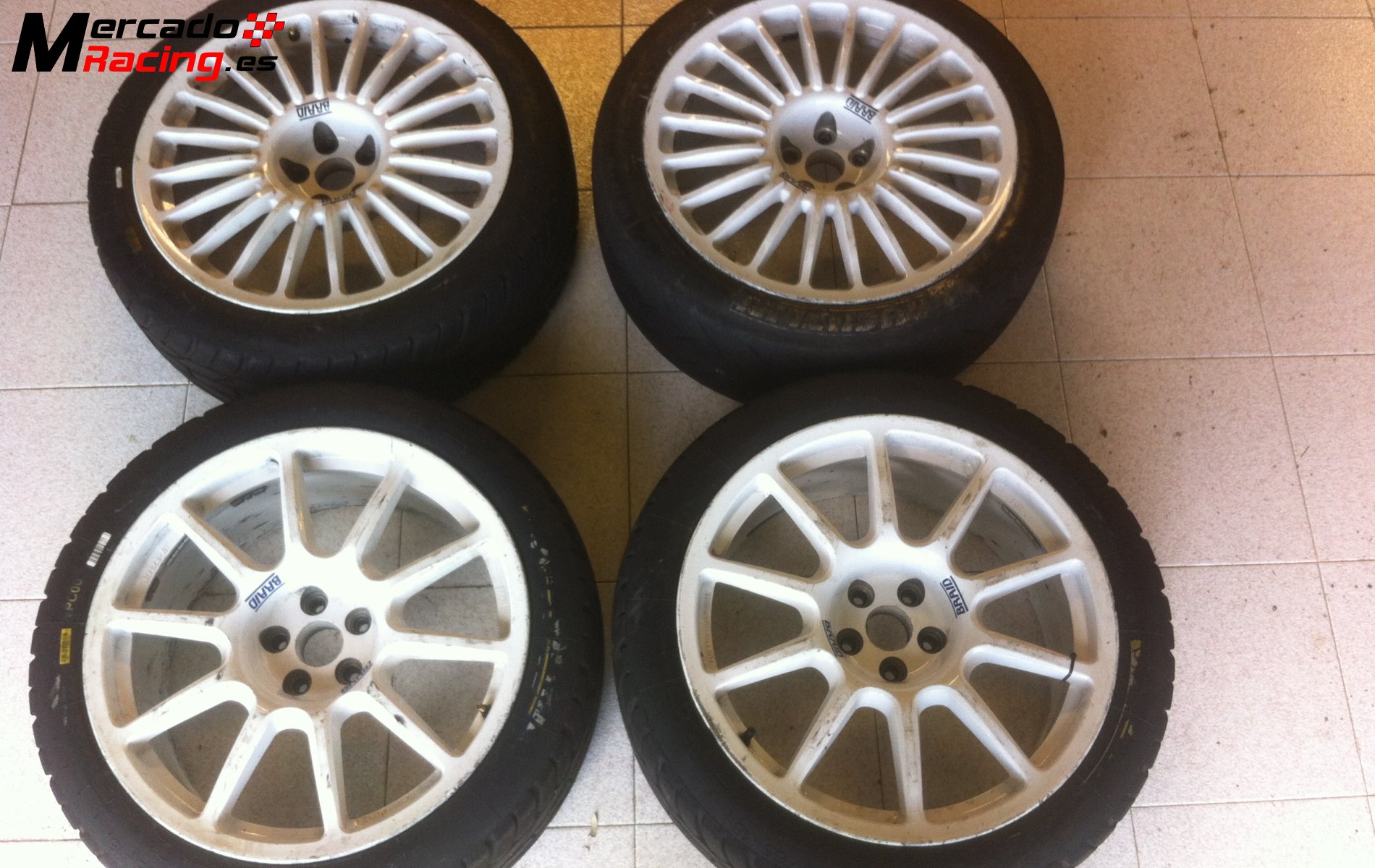 Llantas braid 18×8 et 12mm 5×100 fullrace winrace