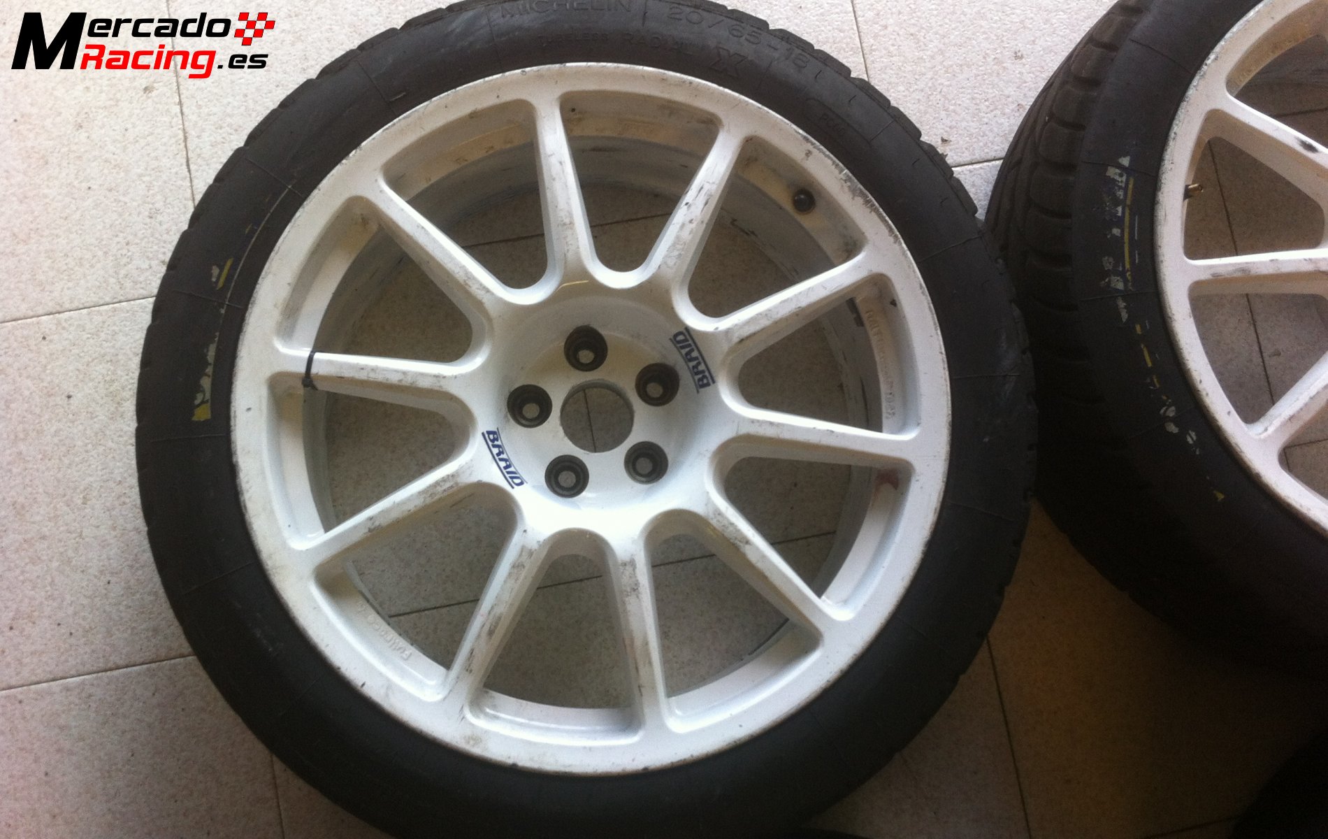 Llantas braid 18×8 et 12mm 5×100 fullrace winrace