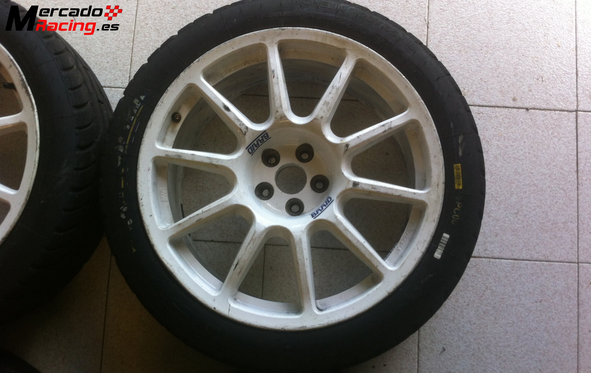 Llantas braid 18×8 et 12mm 5×100 fullrace winrace