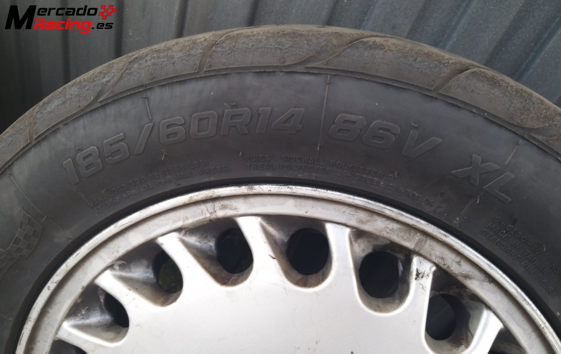 Llantas opel kaddet 4x100 en 14  neumaticos nankang ns2r semis