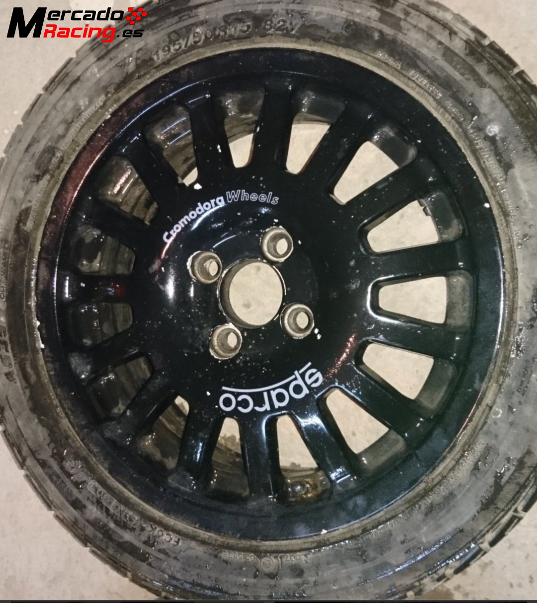 4 llantas sparco 4 x100 en 15 pulgadas 