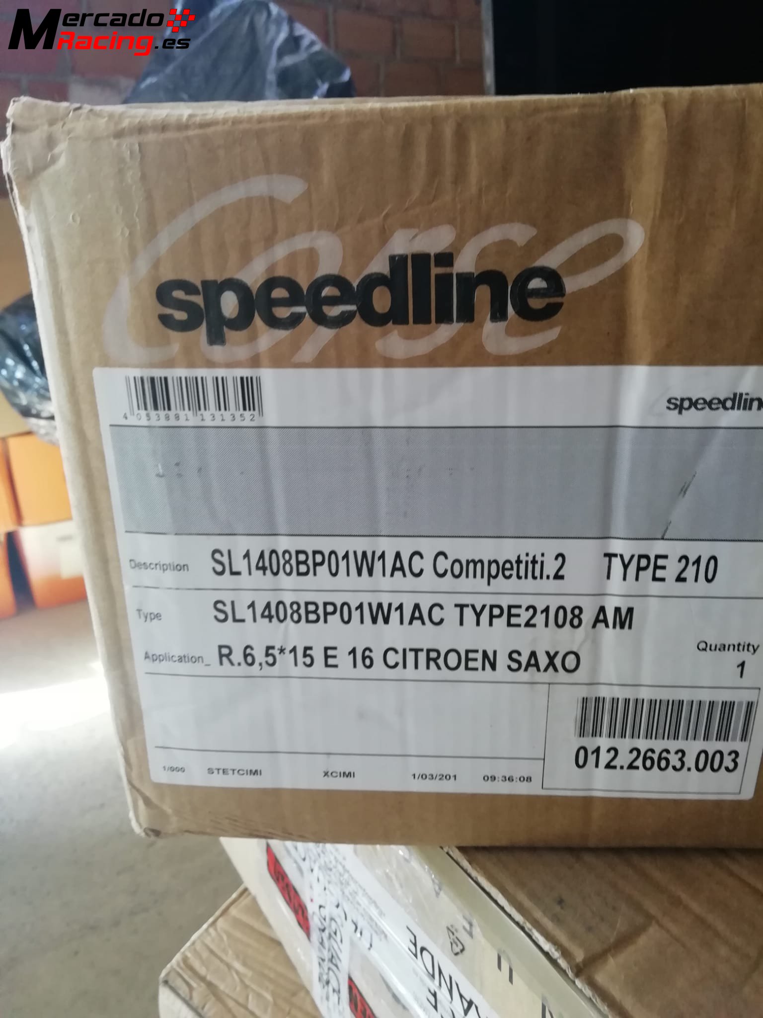 Speedline 2108 psa  nuevas de pakete  