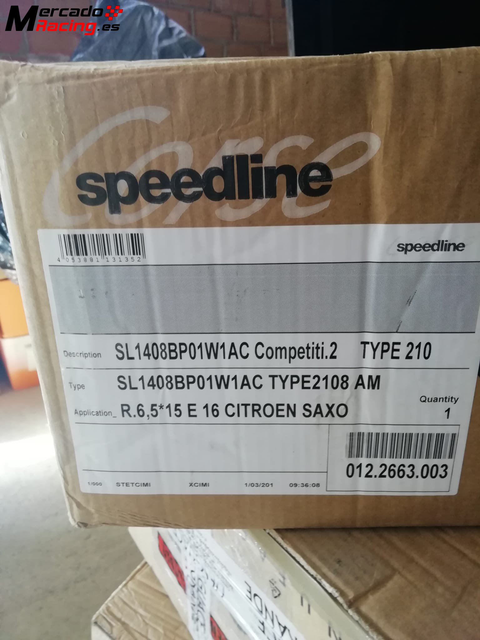 Speedline 2108 psa  nuevas de pakete  