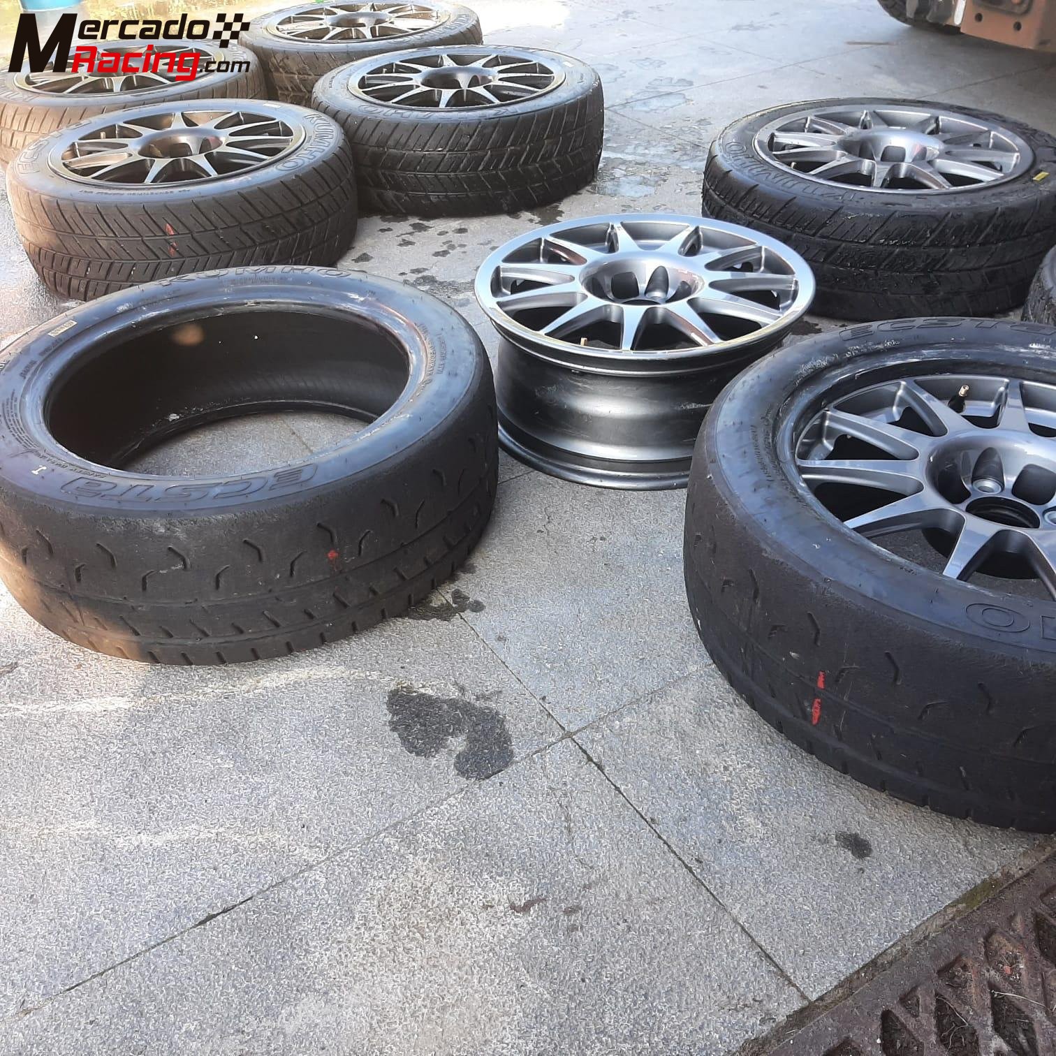 Se venden 8 llantas de 208 r2 semi nuevas!