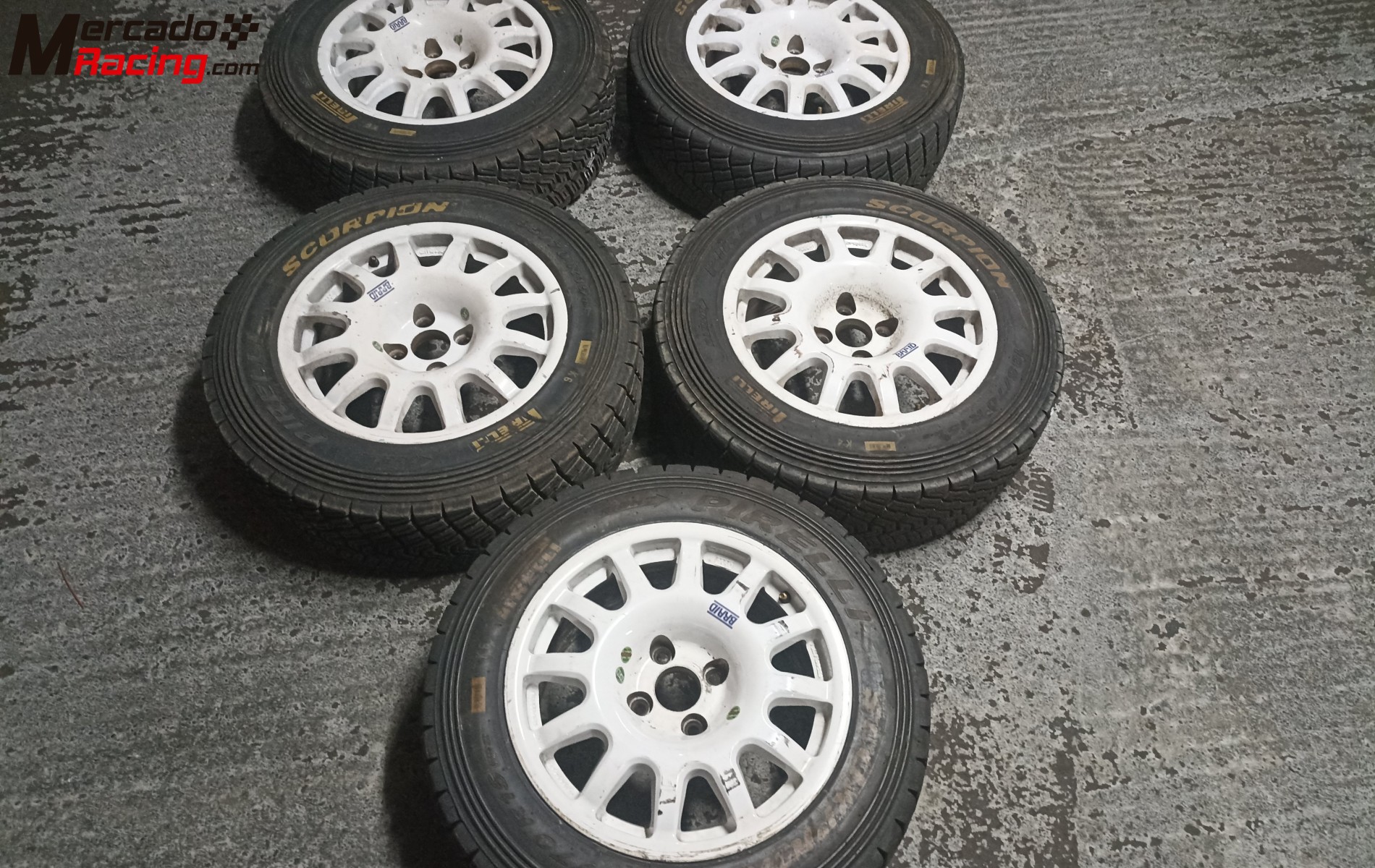  5 braid fullrace-t en 65x15 con pirellis scorpion
