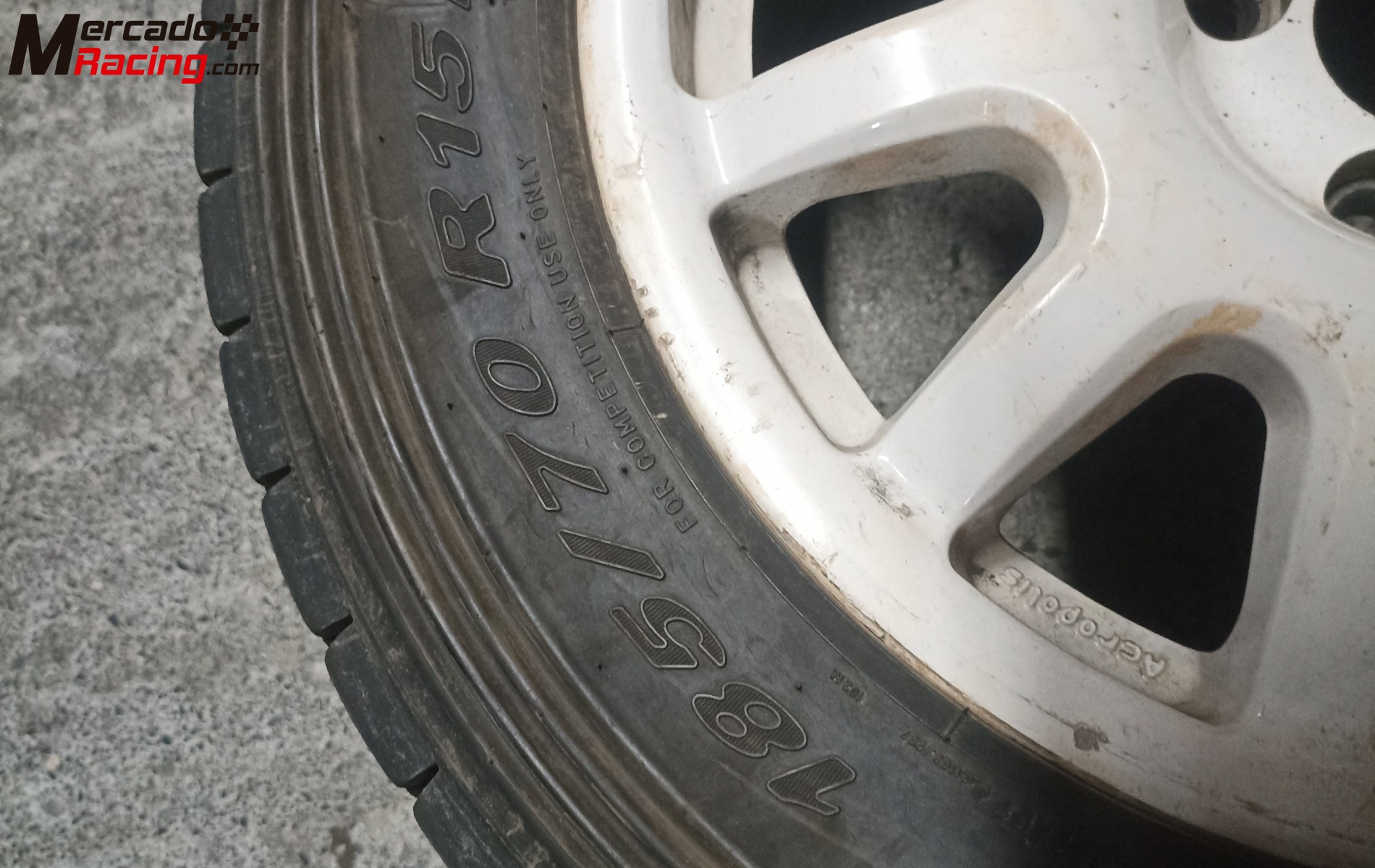 5 braid fullrace-t en 65x15 con pirellis scorpion