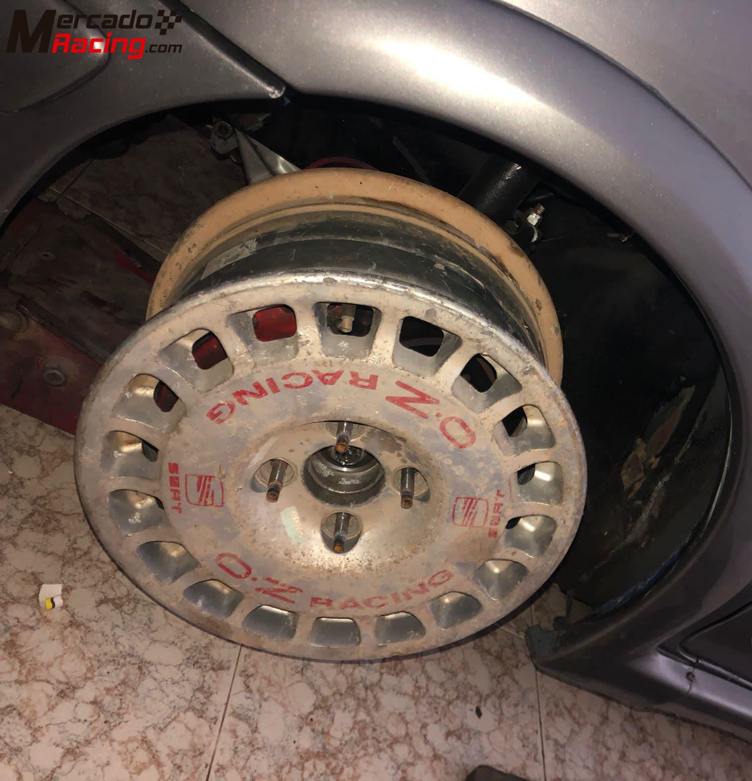 Llantas originales de seat córdoba wrc 4x110 validas para 4x108 también, citroen y peugeot 