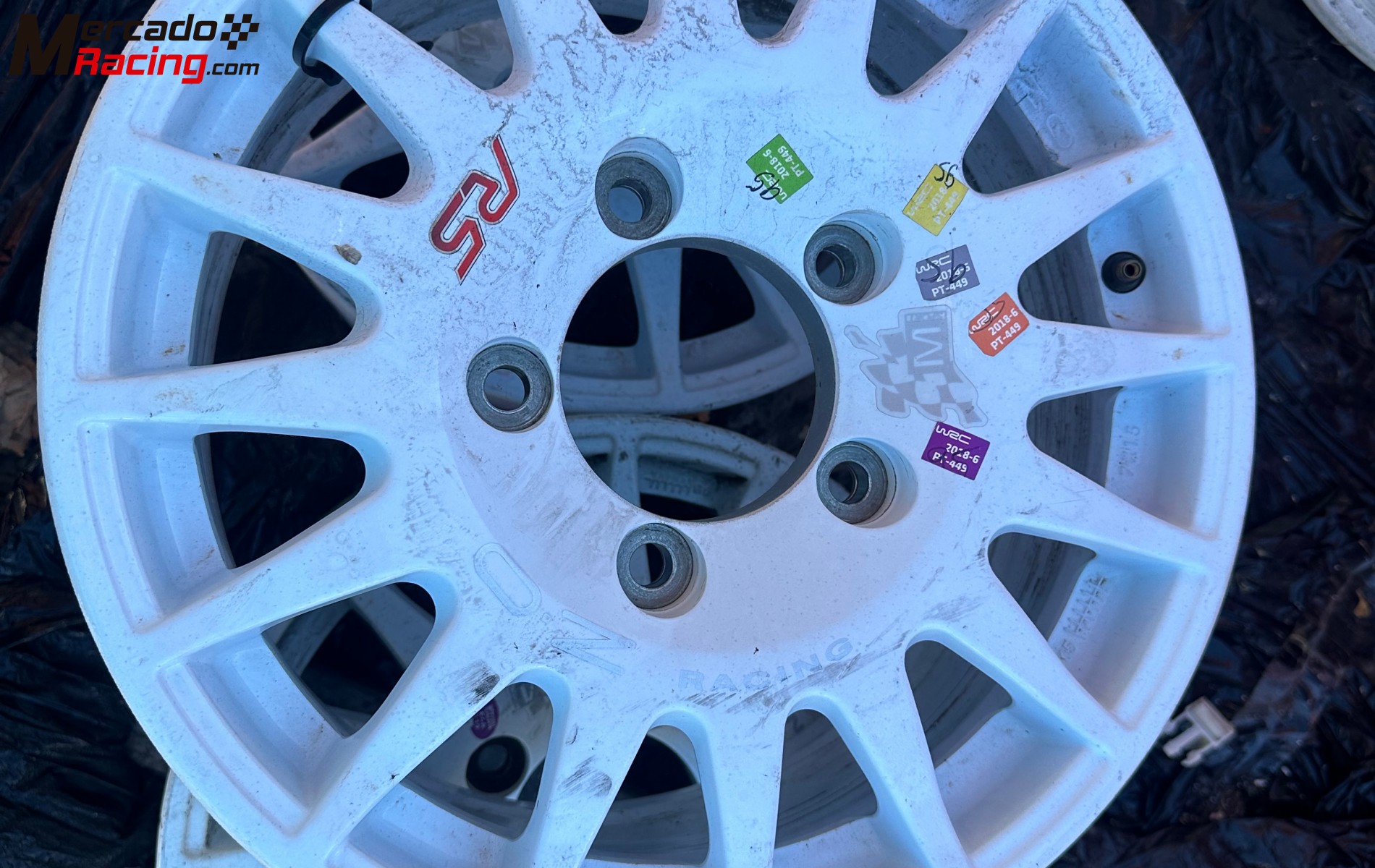 Llantas en 15 de tierra para ford fiesta r5/rally2 y wrc