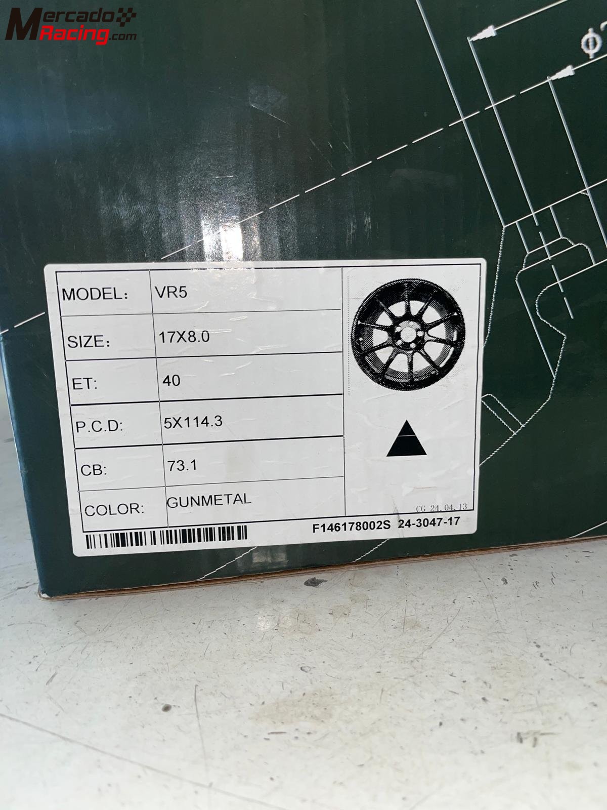 Llantas racing division vr5 17