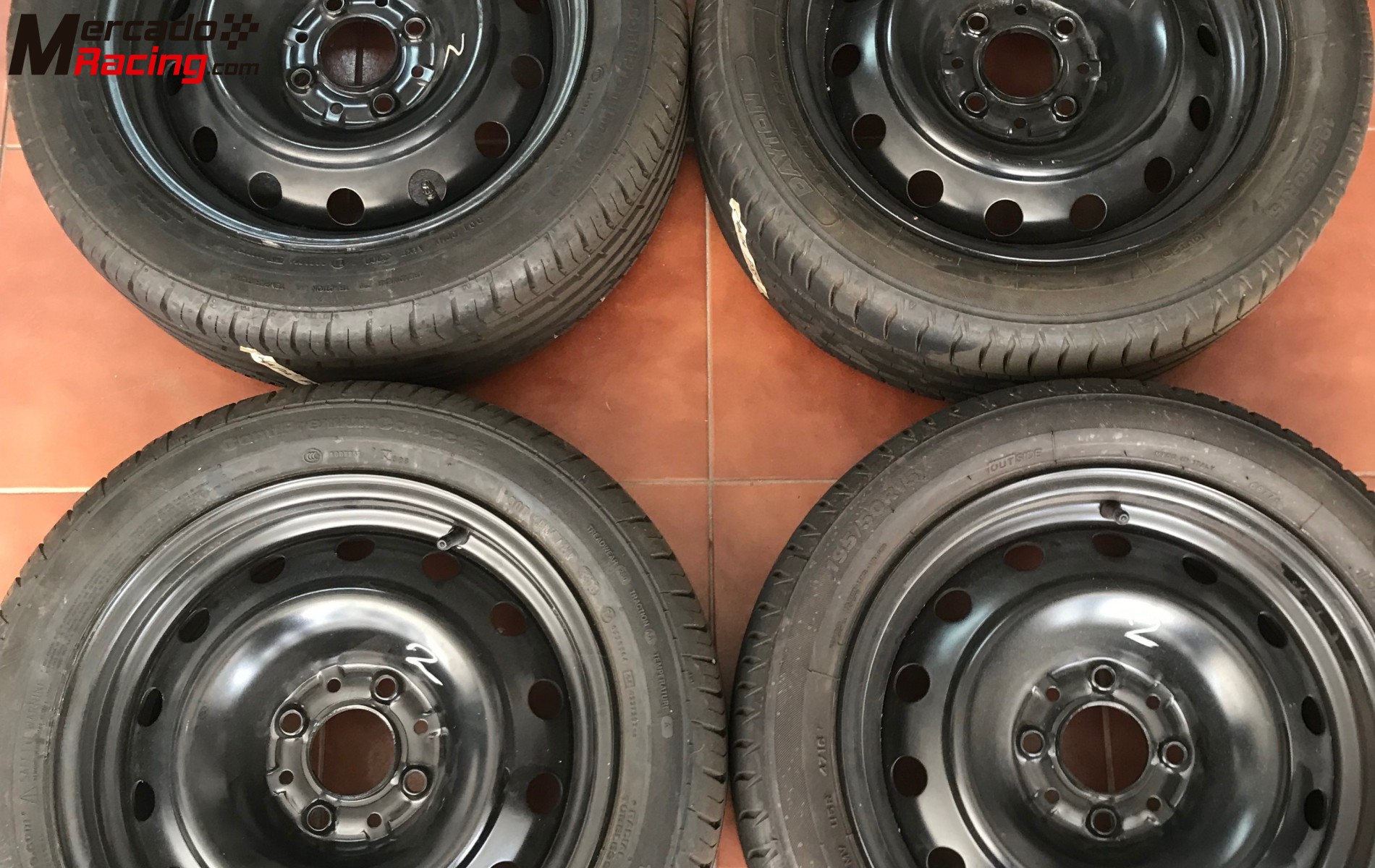 Llantas 15 peugeot citroen con neumáticos 