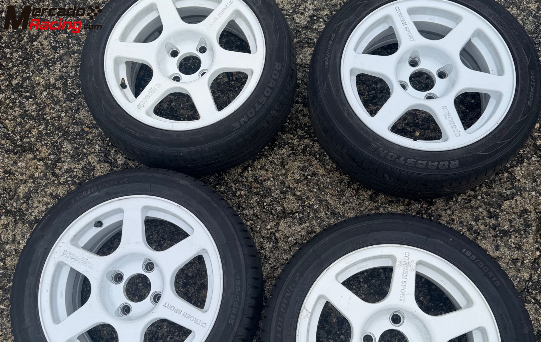 Llantas speedline en 15 copa saxo 