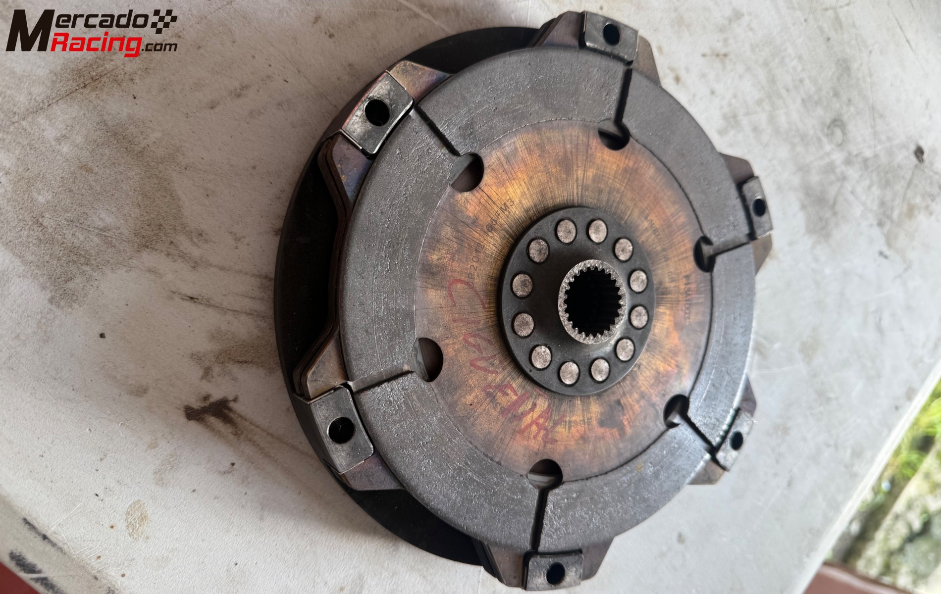 Embrague bidisco ap racing 184mm