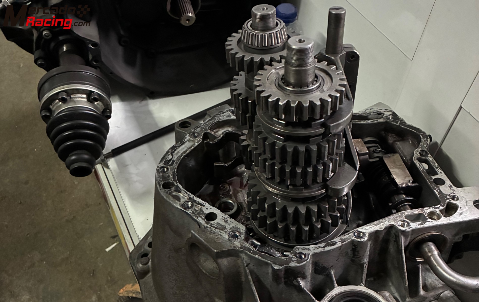 Caja de cambios rmc dientes rectos a crabots 6v psa 1.6