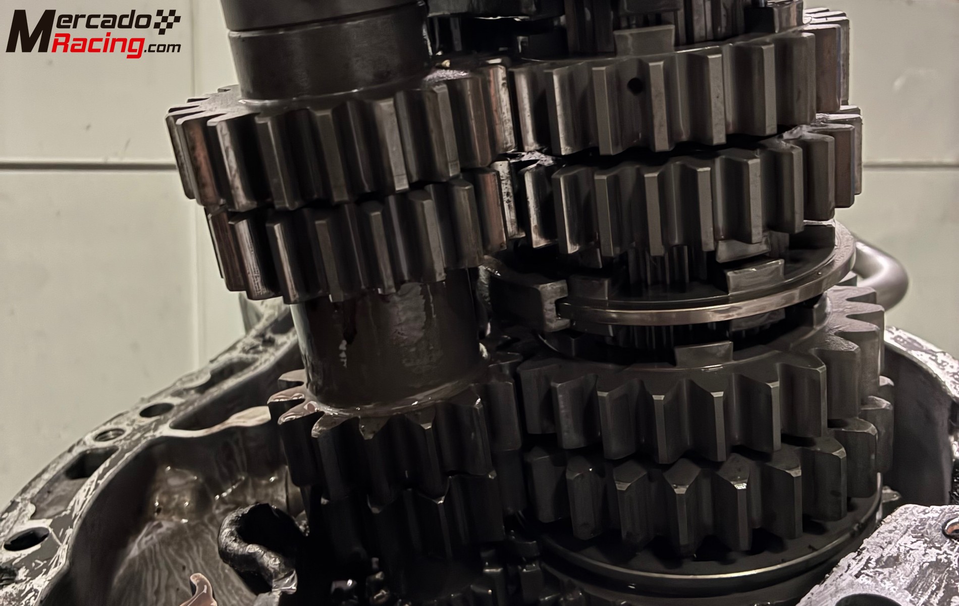 Caja de cambios rmc dientes rectos a crabots 6v psa 1.6