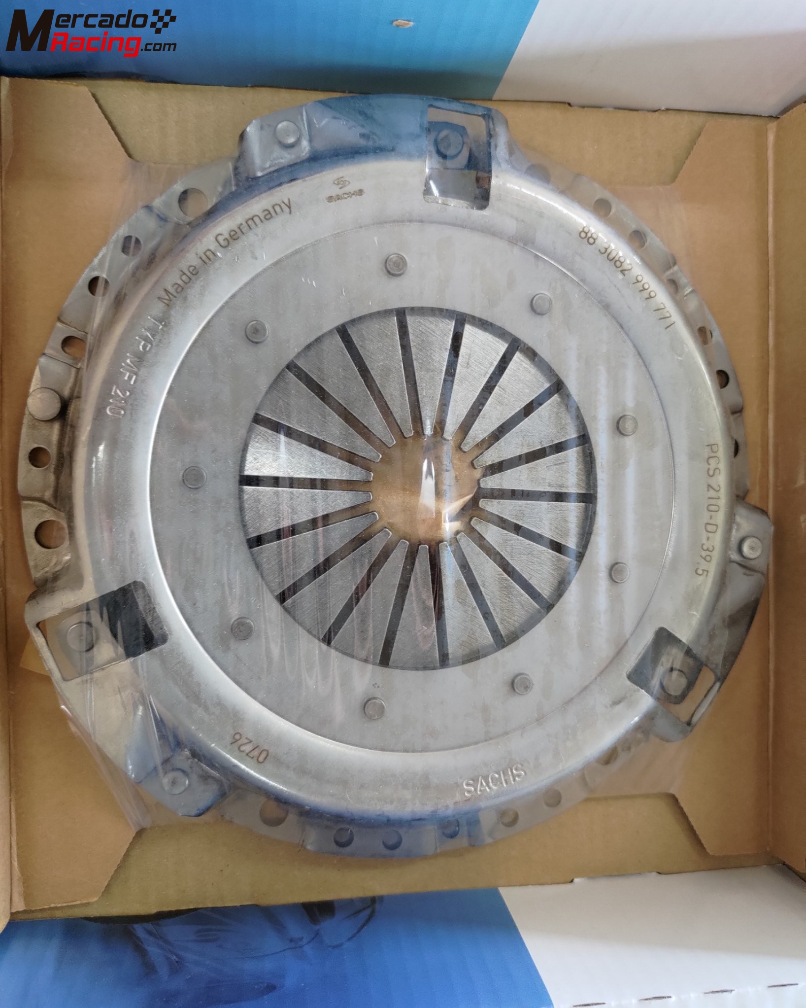 Conjunto maza y disco zf sachs racing para renault clio sport gr.n
