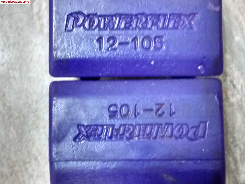 Silentblocks barra estabilizadora delantera powerflex saxo 1