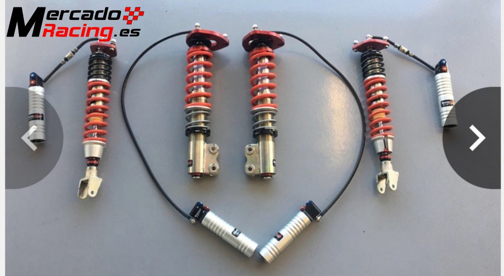 Suspensiones tecnoshock de 3 vias para lancer evolution 9