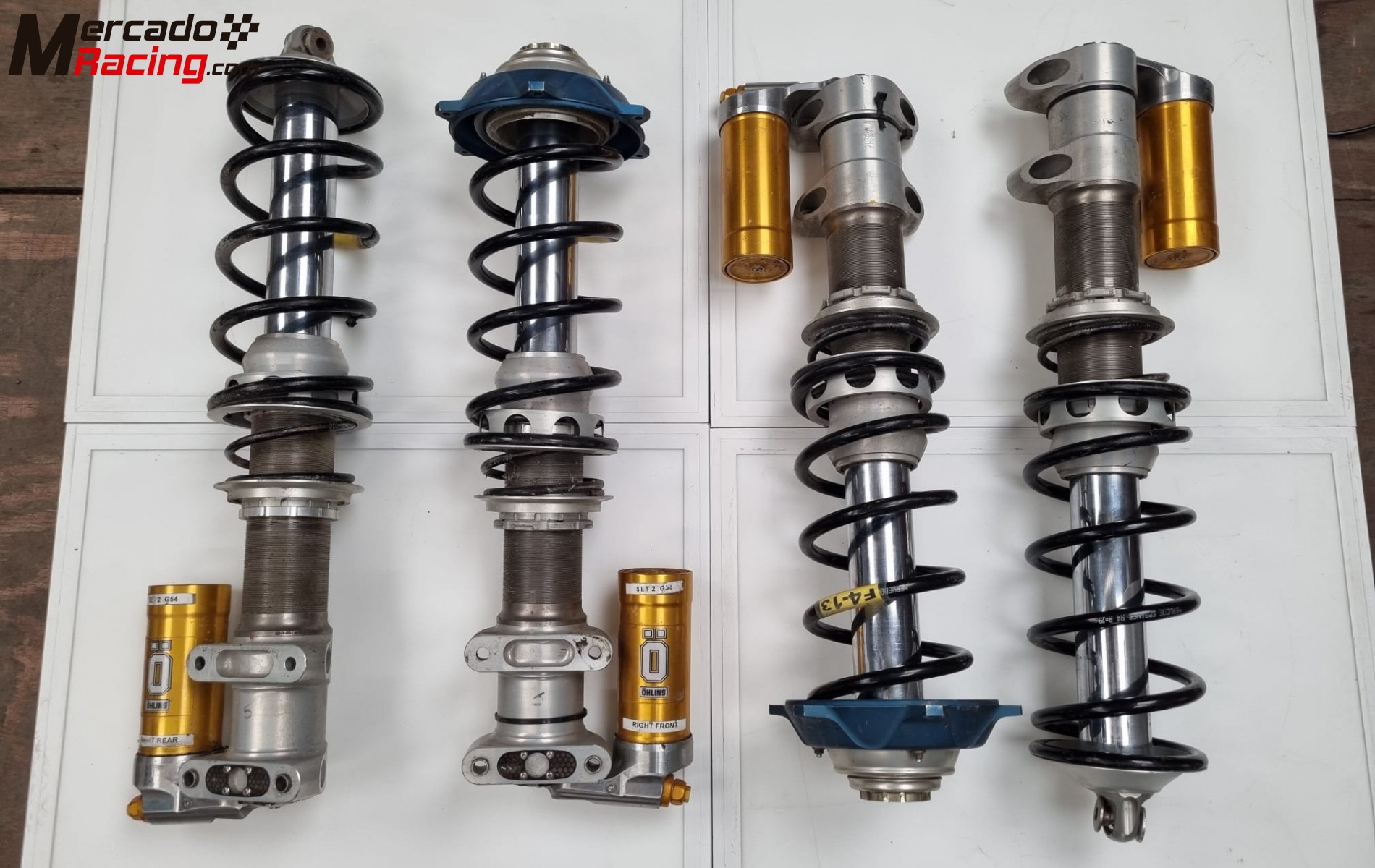 Ohlins tarmac dampers for subaru s14 wrc
