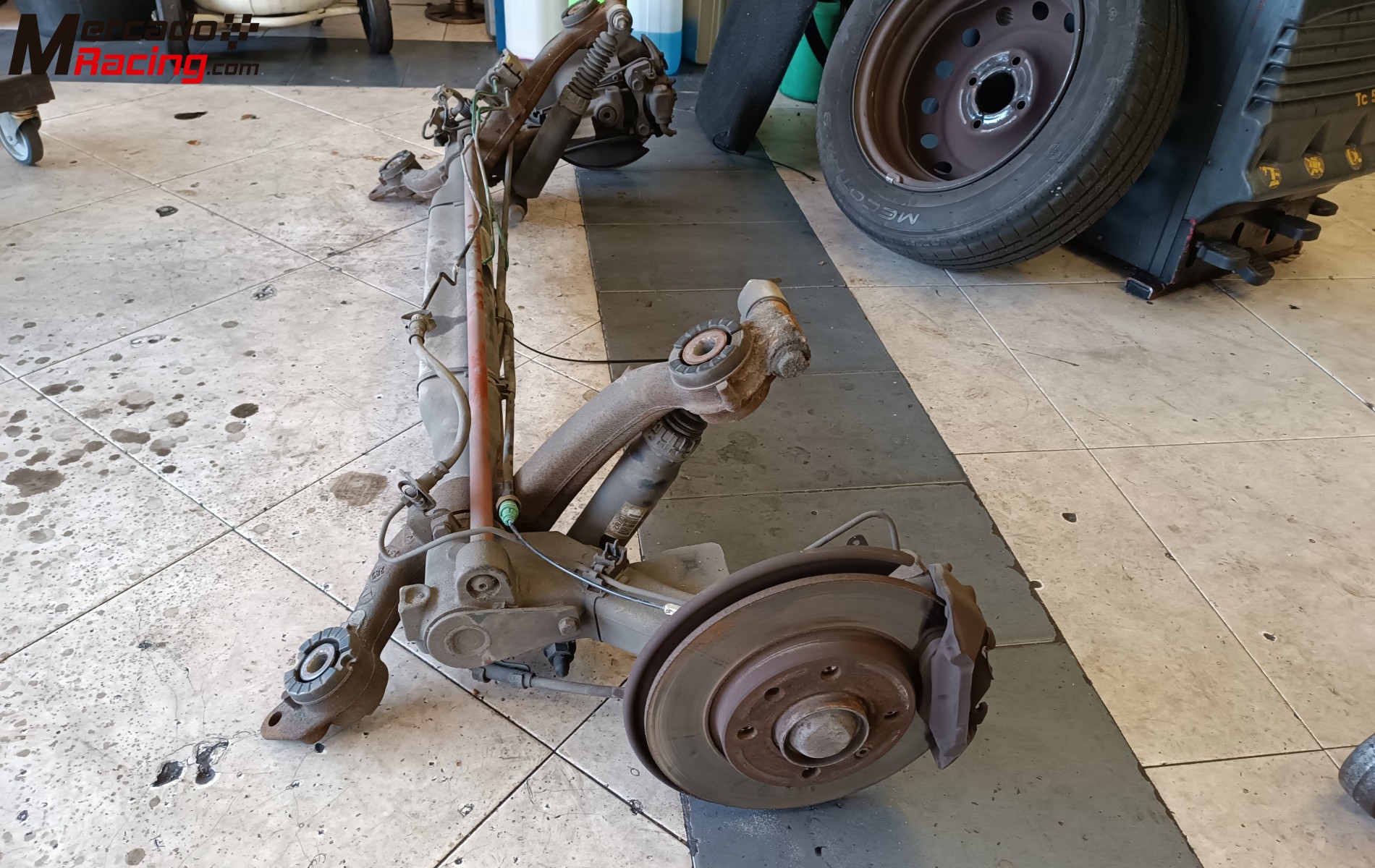 Puente trasero peugeot 206 de disco