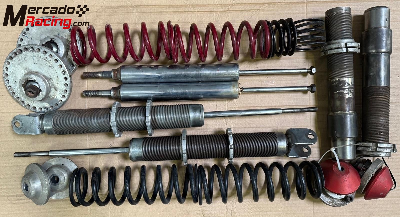 Kit 4 suspensiones amortiguadores delantera y trasera ford puma s1600