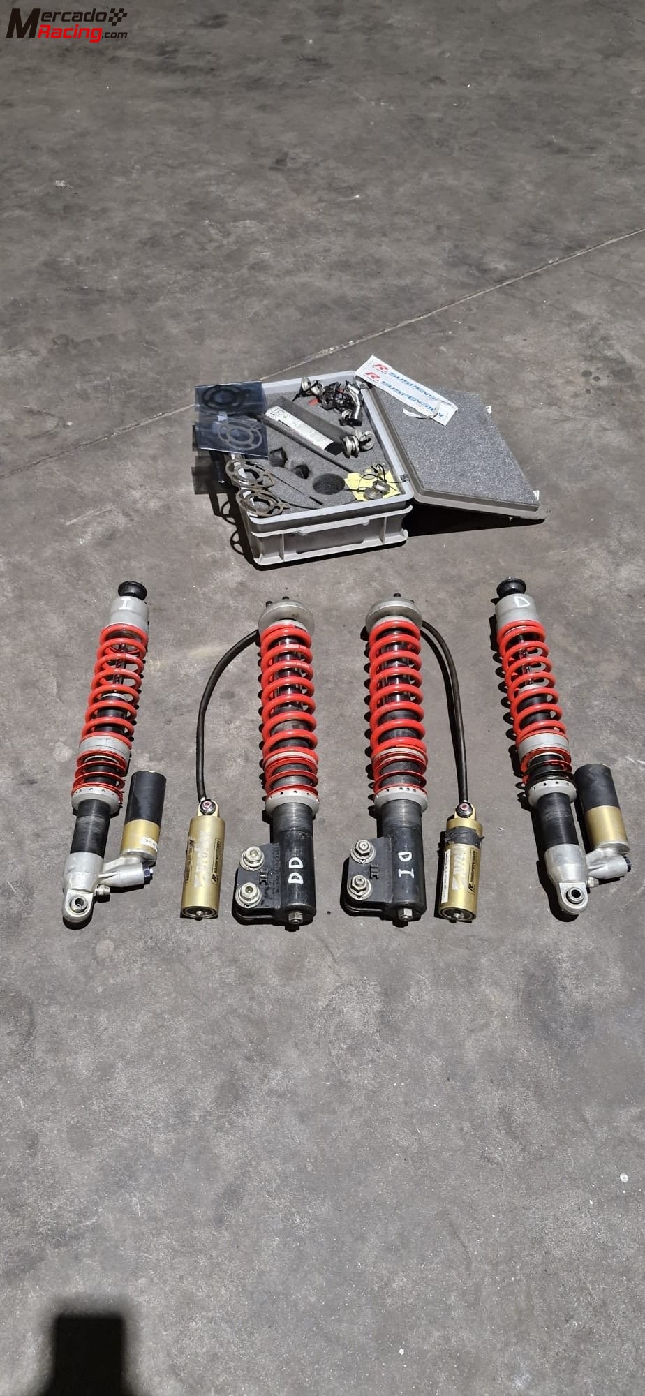 Suspensión completa de clio sport 2 proflex 3 vías.