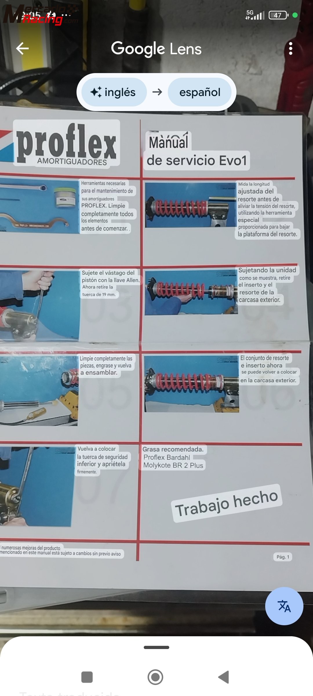 Vendo suspensión proflex saxo ,106,ax.